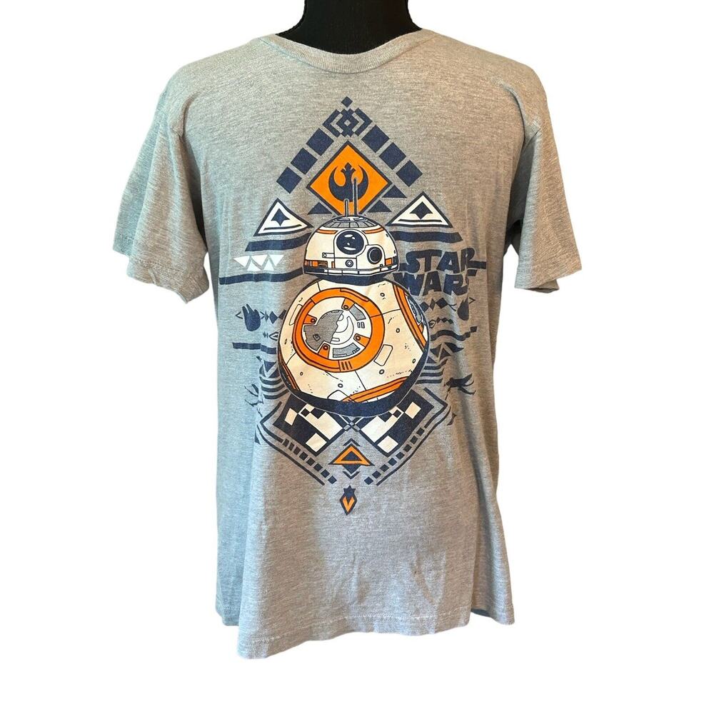 Star Wars T-shirt BB-8 Alliance Droid Graphic‎ Gray Men's Size Medium